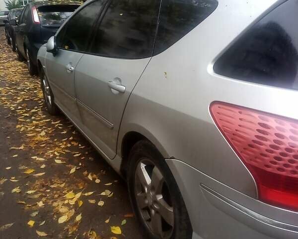 Серый Пежо 407, объемом двигателя 1.56 л и пробегом 295 тыс. км за 4550 $, фото 3 на Automoto.ua