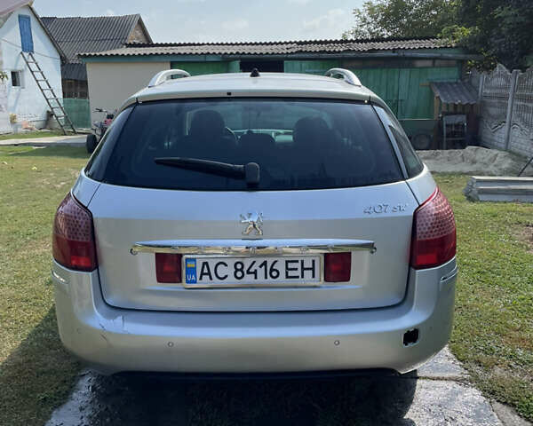 Серый Пежо 407, объемом двигателя 2 л и пробегом 215 тыс. км за 6150 $, фото 2 на Automoto.ua