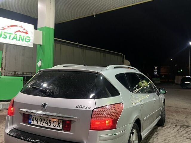 Сірий Пежо 407, об'ємом двигуна 1.6 л та пробігом 293 тис. км за 4350 $, фото 9 на Automoto.ua