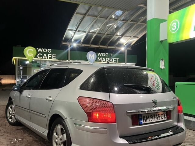 Сірий Пежо 407, об'ємом двигуна 1.6 л та пробігом 293 тис. км за 4350 $, фото 10 на Automoto.ua