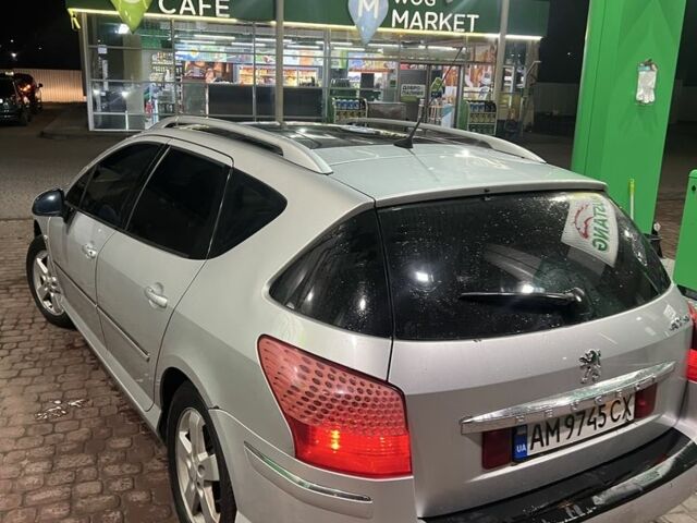 Сірий Пежо 407, об'ємом двигуна 1.6 л та пробігом 293 тис. км за 4350 $, фото 3 на Automoto.ua