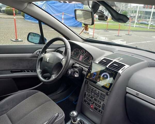 Синий Пежо 407, объемом двигателя 1.6 л и пробегом 230 тыс. км за 5800 $, фото 13 на Automoto.ua