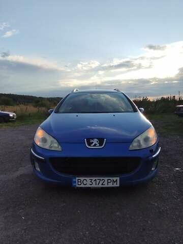 Синий Пежо 407, объемом двигателя 1.99 л и пробегом 515 тыс. км за 3500 $, фото 4 на Automoto.ua