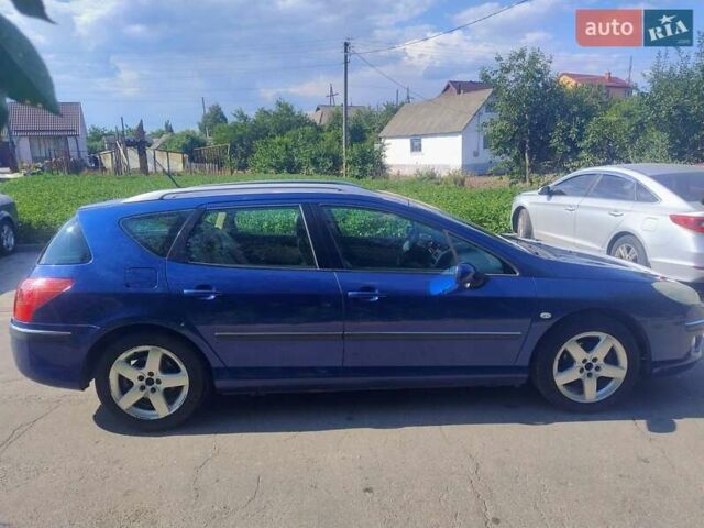 Синий Пежо 407, объемом двигателя 2 л и пробегом 267 тыс. км за 3999 $, фото 14 на Automoto.ua