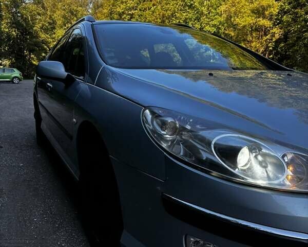 Синий Пежо 407, объемом двигателя 2 л и пробегом 268 тыс. км за 2326 $, фото 5 на Automoto.ua