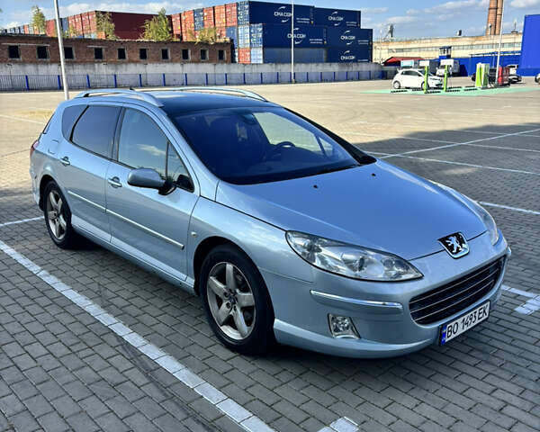 Синий Пежо 407, объемом двигателя 2 л и пробегом 337 тыс. км за 5300 $, фото 4 на Automoto.ua