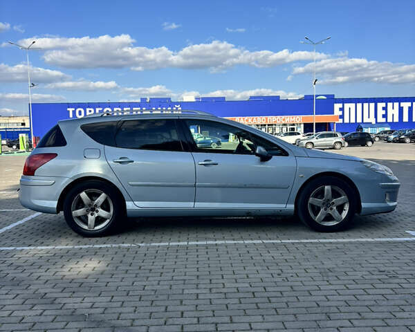 Синий Пежо 407, объемом двигателя 2 л и пробегом 337 тыс. км за 5300 $, фото 5 на Automoto.ua