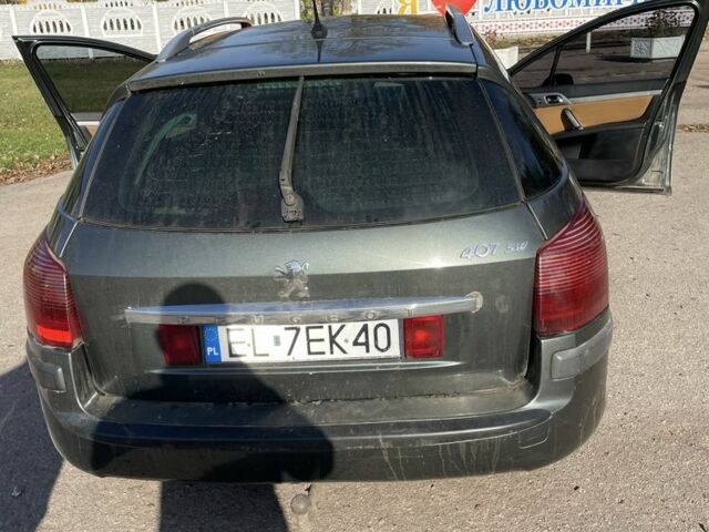 Зелений Пежо 407, об'ємом двигуна 1.6 л та пробігом 300 тис. км за 2300 $, фото 4 на Automoto.ua
