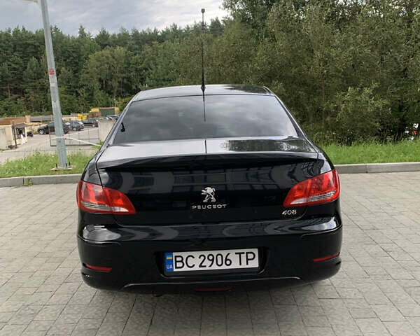 Пежо 408 2013 у Новояворівськ на Automoto.ua Чорний Пежо 408, об'ємом двигуна 1.56 л та пробігом 314 тис. км за 7000 $, фото 3 на Automoto.ua
