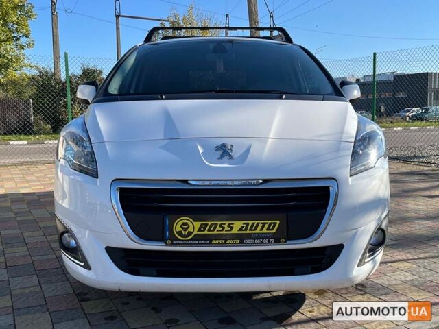 Білий Пежо 5008, об'ємом двигуна 1.6 л та пробігом 203 тис. км за 10700 $, фото 1 на Automoto.ua