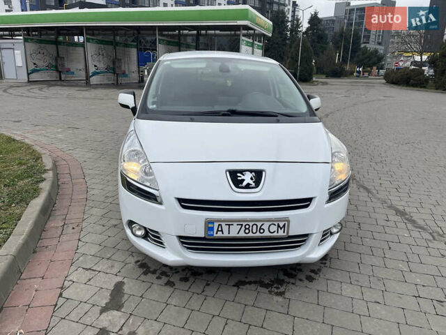 Белый Пежо 5008, объемом двигателя 1.56 л и пробегом 306 тыс. км за 8850 $, фото 2 на Automoto.ua