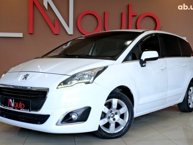 Белый Пежо 5008, объемом двигателя 1.6 л и пробегом 232 тыс. км за 7900 $, фото 1 на Automoto.ua