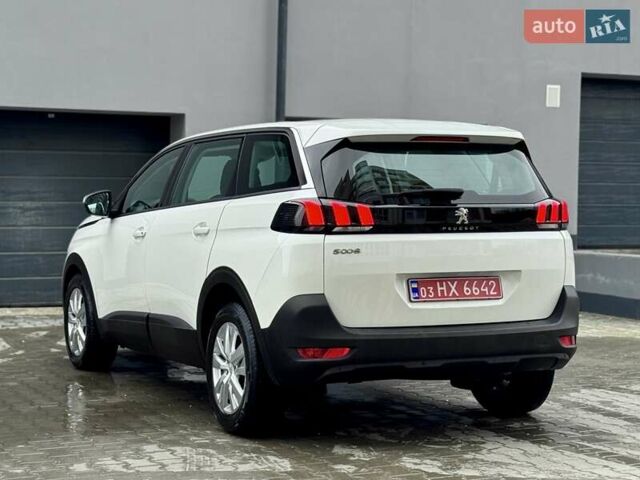 Белый Пежо 5008, объемом двигателя 1.5 л и пробегом 185 тыс. км за 18999 $, фото 17 на Automoto.ua