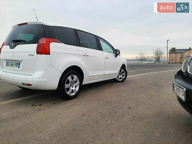 Белый Пежо 5008, объемом двигателя 1.6 л и пробегом 240 тыс. км за 9300 $, фото 7 на Automoto.ua