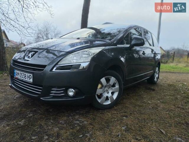 Чорний Пежо 5008, об'ємом двигуна 1.56 л та пробігом 250 тис. км за 6700 $, фото 3 на Automoto.ua