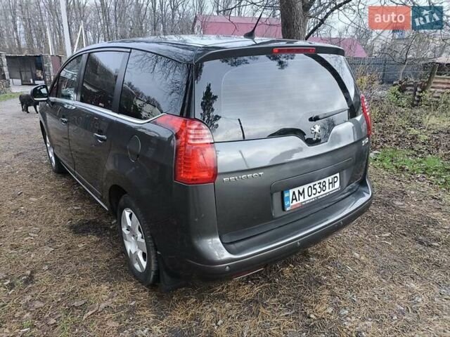 Чорний Пежо 5008, об'ємом двигуна 1.56 л та пробігом 250 тис. км за 6700 $, фото 12 на Automoto.ua