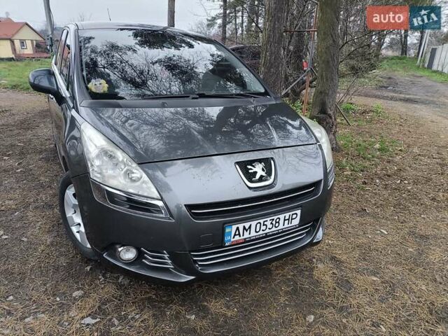 Чорний Пежо 5008, об'ємом двигуна 1.56 л та пробігом 250 тис. км за 6700 $, фото 9 на Automoto.ua