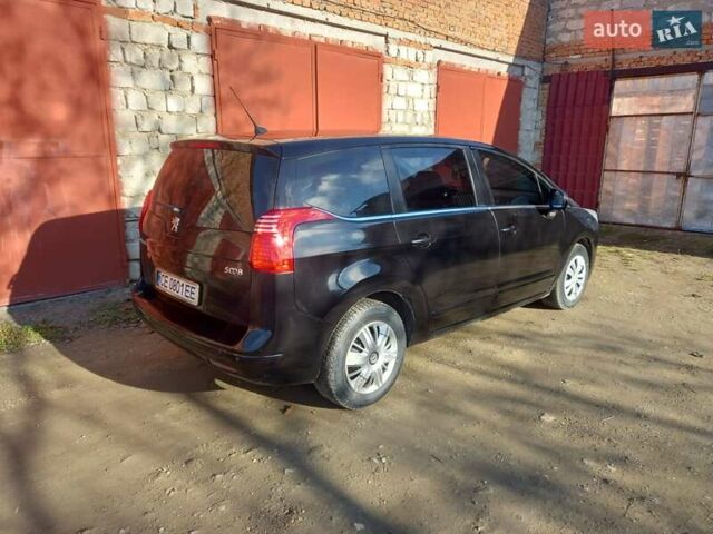 Черный Пежо 5008, объемом двигателя 1.56 л и пробегом 295 тыс. км за 7450 $, фото 1 на Automoto.ua