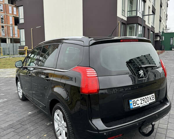 Черный Пежо 5008, объемом двигателя 1.56 л и пробегом 305 тыс. км за 6350 $, фото 7 на Automoto.ua