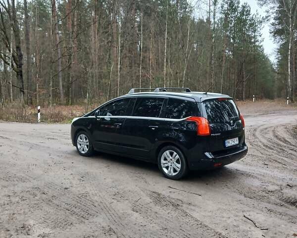 Черный Пежо 5008, объемом двигателя 1.56 л и пробегом 123 тыс. км за 7650 $, фото 1 на Automoto.ua