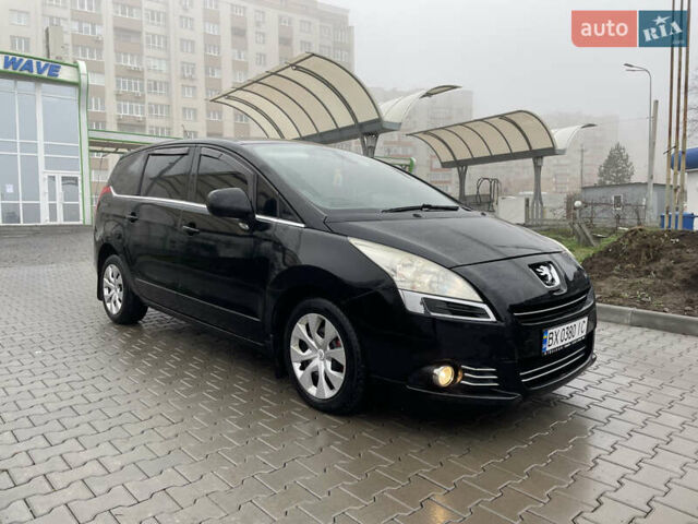 Черный Пежо 5008, объемом двигателя 1.6 л и пробегом 254 тыс. км за 7300 $, фото 4 на Automoto.ua