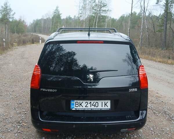 Черный Пежо 5008, объемом двигателя 1.56 л и пробегом 123 тыс. км за 7650 $, фото 11 на Automoto.ua