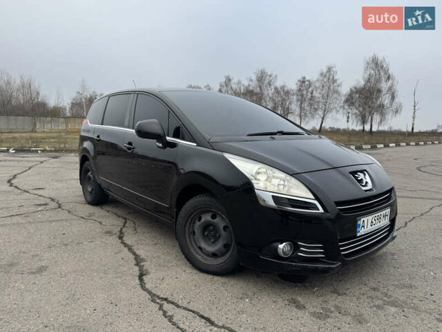 Черный Пежо 5008, объемом двигателя 1.56 л и пробегом 356 тыс. км за 8199 $, фото 1 на Automoto.ua
