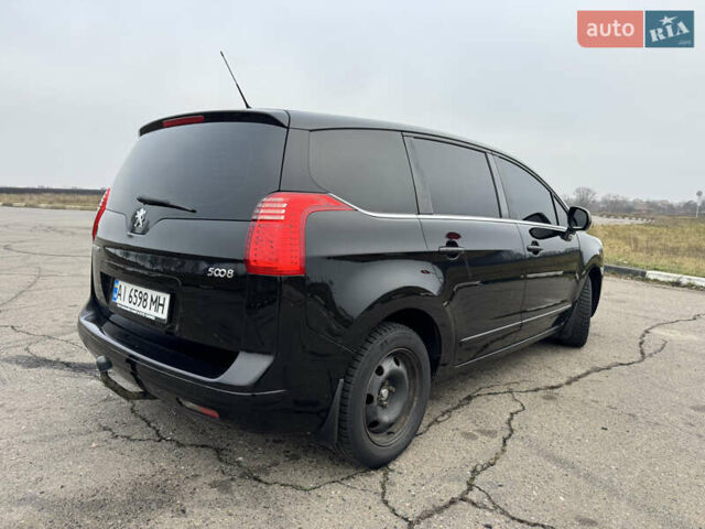 Черный Пежо 5008, объемом двигателя 1.56 л и пробегом 356 тыс. км за 8199 $, фото 3 на Automoto.ua