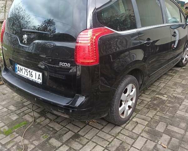 Черный Пежо 5008, объемом двигателя 1.6 л и пробегом 145 тыс. км за 6200 $, фото 1 на Automoto.ua
