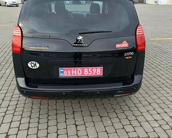 Черный Пежо 5008, объемом двигателя 1.6 л и пробегом 256 тыс. км за 10100 $, фото 2 на Automoto.ua