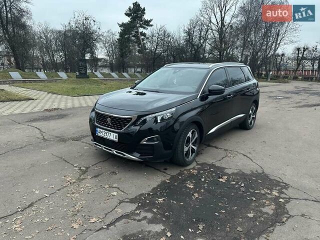 Черный Пежо 5008, объемом двигателя 1.56 л и пробегом 138 тыс. км за 19700 $, фото 1 на Automoto.ua