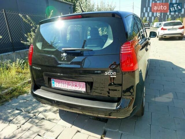 Черный Пежо 5008, объемом двигателя 1.6 л и пробегом 237 тыс. км за 9250 $, фото 3 на Automoto.ua