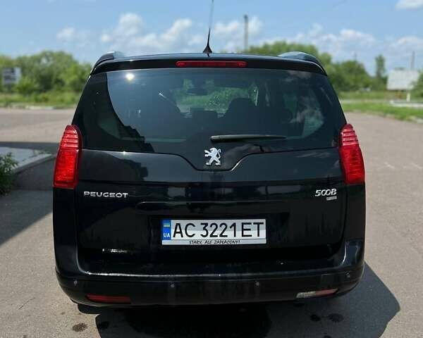 Чорний Пежо 5008, об'ємом двигуна 1.56 л та пробігом 187 тис. км за 9600 $, фото 6 на Automoto.ua