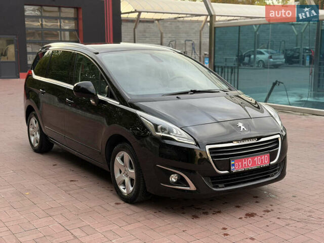 Черный Пежо 5008, объемом двигателя 1.6 л и пробегом 150 тыс. км за 12300 $, фото 1 на Automoto.ua