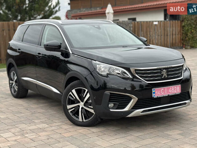 Чорний Пежо 5008, об'ємом двигуна 1.5 л та пробігом 164 тис. км за 23499 $, фото 1 на Automoto.ua