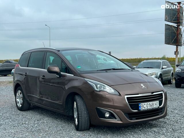 Коричневий Пежо 5008, об'ємом двигуна 1.6 л та пробігом 203 тис. км за 10180 $, фото 3 на Automoto.ua