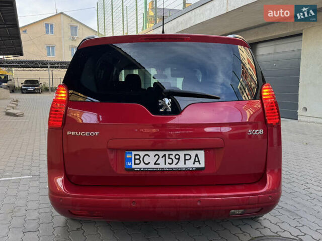 Красный Пежо 5008, объемом двигателя 2 л и пробегом 315 тыс. км за 8500 $, фото 16 на Automoto.ua