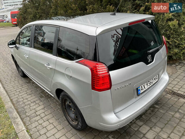 Серый Пежо 5008, объемом двигателя 2 л и пробегом 218 тыс. км за 8600 $, фото 13 на Automoto.ua