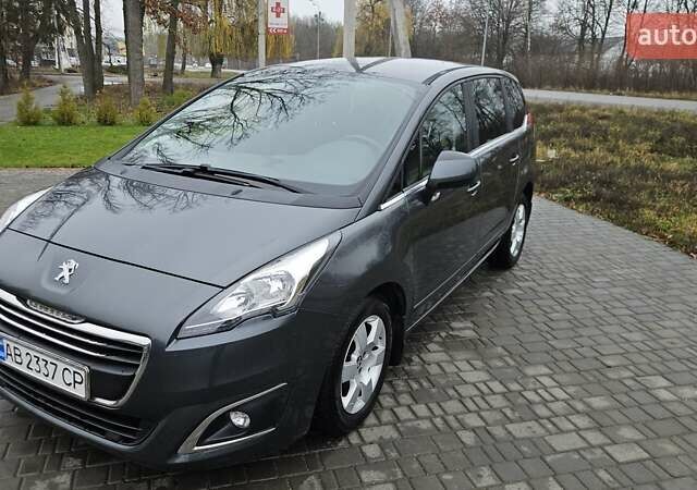 Сірий Пежо 5008, об'ємом двигуна 1.56 л та пробігом 263 тис. км за 10200 $, фото 8 на Automoto.ua