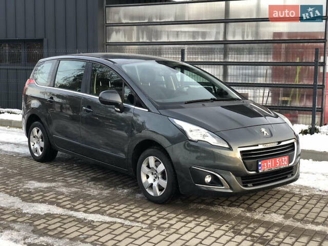 Сірий Пежо 5008, об'ємом двигуна 1.6 л та пробігом 185 тис. км за 10400 $, фото 1 на Automoto.ua