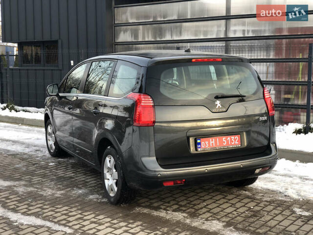 Сірий Пежо 5008, об'ємом двигуна 1.6 л та пробігом 185 тис. км за 10400 $, фото 12 на Automoto.ua