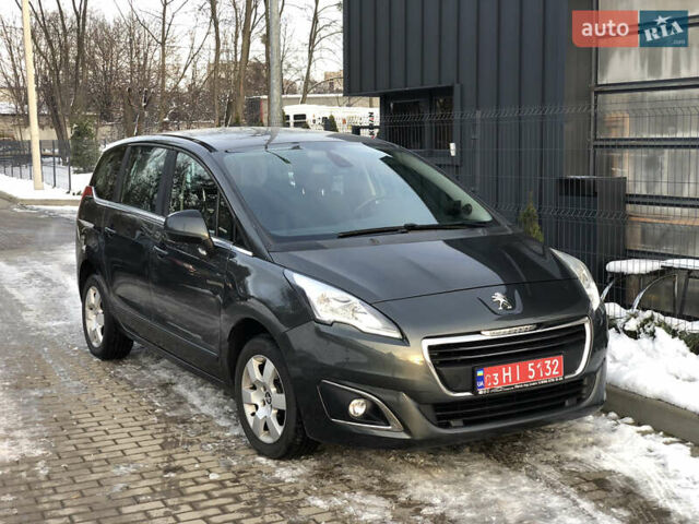 Сірий Пежо 5008, об'ємом двигуна 1.6 л та пробігом 185 тис. км за 10400 $, фото 9 на Automoto.ua