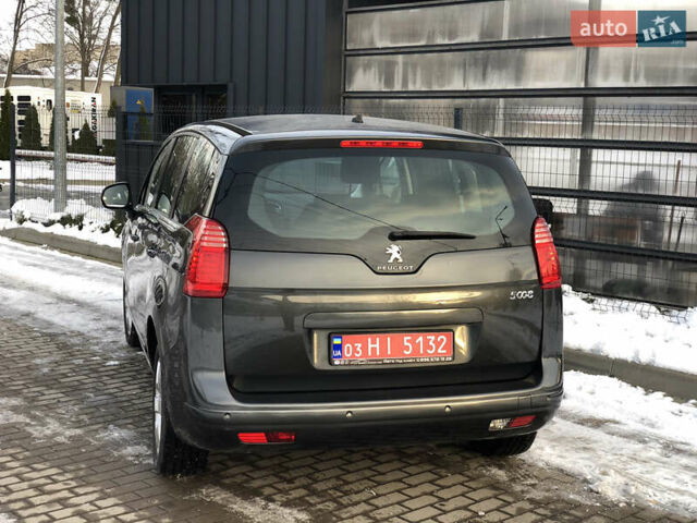 Сірий Пежо 5008, об'ємом двигуна 1.6 л та пробігом 185 тис. км за 10400 $, фото 13 на Automoto.ua