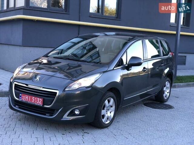 Сірий Пежо 5008, об'ємом двигуна 1.6 л та пробігом 185 тис. км за 10800 $, фото 1 на Automoto.ua