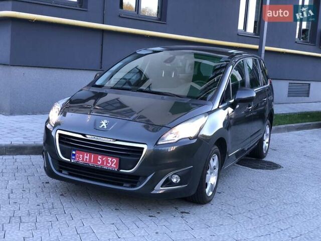 Сірий Пежо 5008, об'ємом двигуна 1.6 л та пробігом 185 тис. км за 10800 $, фото 2 на Automoto.ua