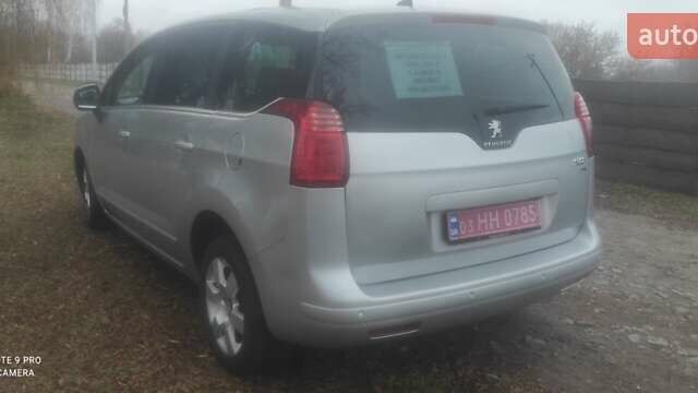 Серый Пежо 5008, объемом двигателя 1.56 л и пробегом 193 тыс. км за 10350 $, фото 5 на Automoto.ua