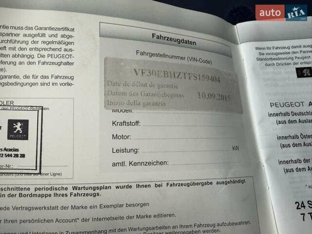 Сірий Пежо 5008, об'ємом двигуна 1.6 л та пробігом 200 тис. км за 12300 $, фото 70 на Automoto.ua