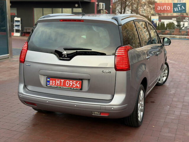 Сірий Пежо 5008, об'ємом двигуна 1.6 л та пробігом 200 тис. км за 12300 $, фото 48 на Automoto.ua