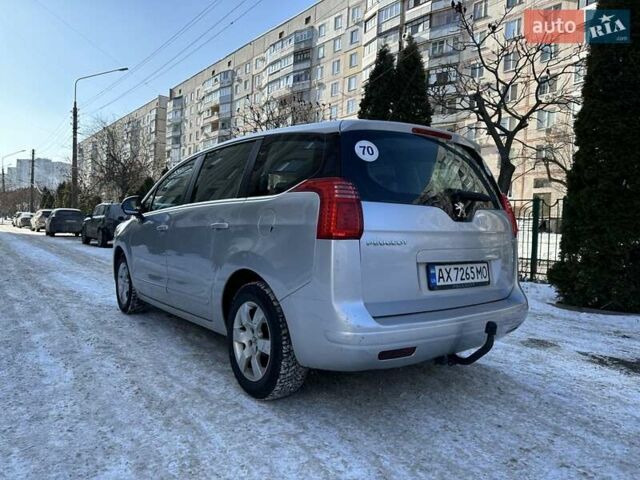 Серый Пежо 5008, объемом двигателя 1.56 л и пробегом 251 тыс. км за 7900 $, фото 6 на Automoto.ua