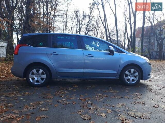 Синий Пежо 5008, объемом двигателя 1.56 л и пробегом 237 тыс. км за 9600 $, фото 5 на Automoto.ua